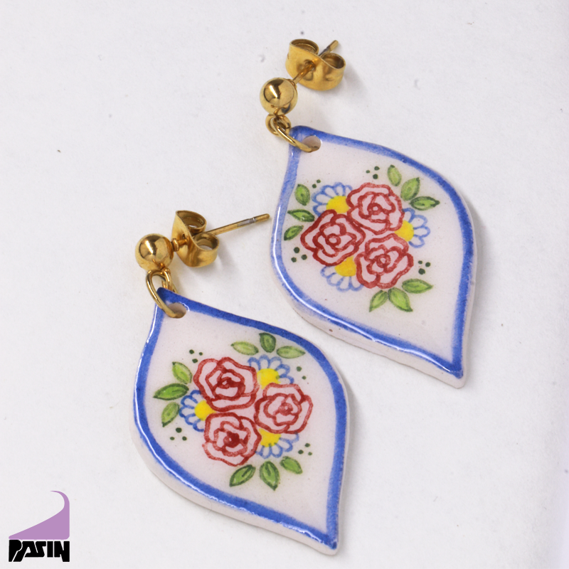 گوشواره سرامیکی طرح چشمها