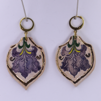 گوشواره سرامیکی طرح آیریس