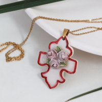 گردنبند سرامیکی طرح صلیب