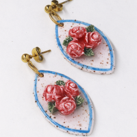 گوشواره سرامیکی طرح چشم