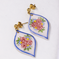 گوشواره سرامیکی طرح چشم‌ها