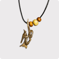 گردنبند چوبی دلبر 2